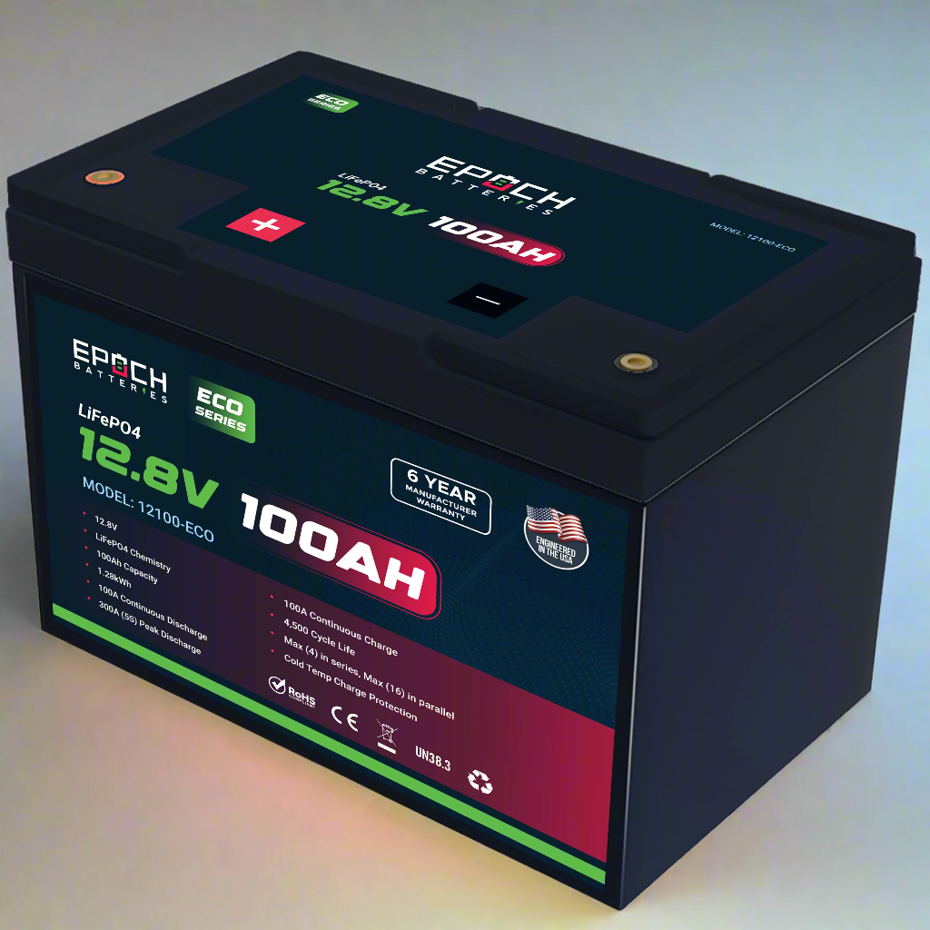 12V 100Ah Eco Series LiFePO4 Battery