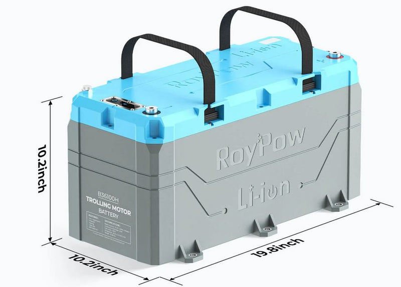 Roypow 36V 100Ah Trolling Motor Battery