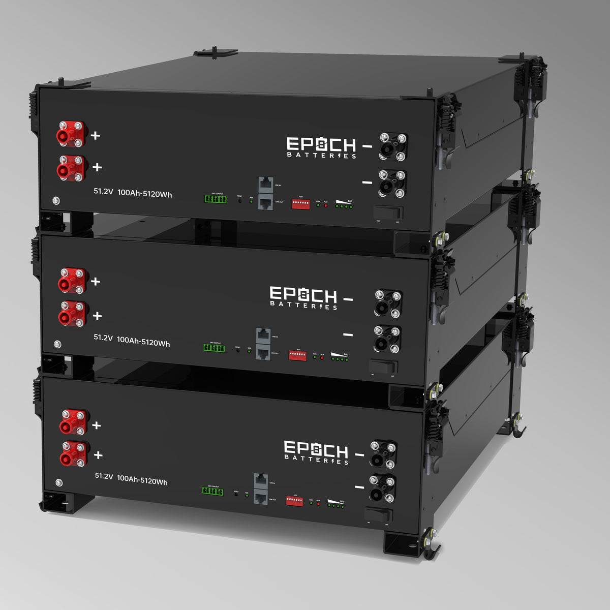 48V 100Ah (5.12kWh) - Self-Heating Server Rack Lithium Battery