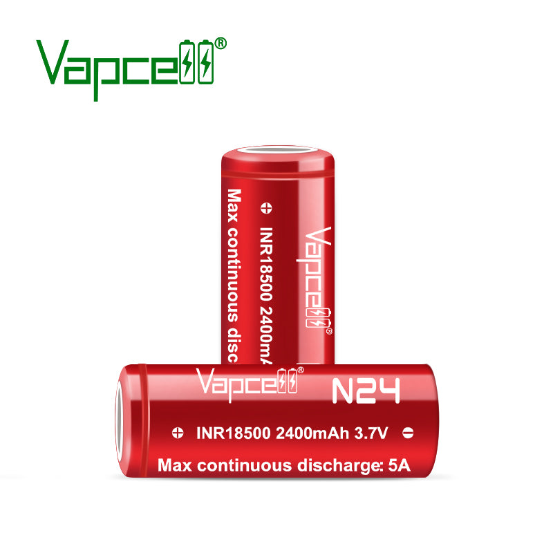 Vapcell N24 18500 2400mAh 5A Battery Vapcell N24 18500 2400mAh 5A Battery