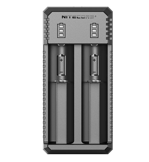 Nitecore UI2 - Dual Slot Portable USB Lithium Battery Charger