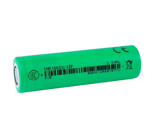 EVE 25P 18650 2500mAh 20A Battery