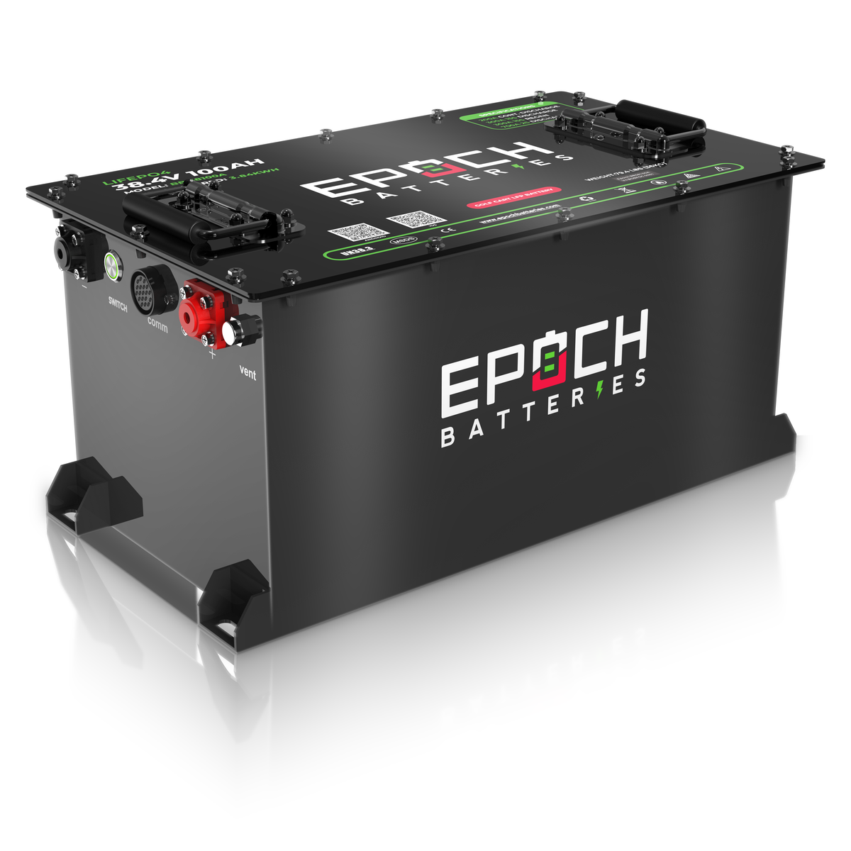 36V 100Ah Golf Cart Battery Complete Kit - Lithium (LiFePO4)