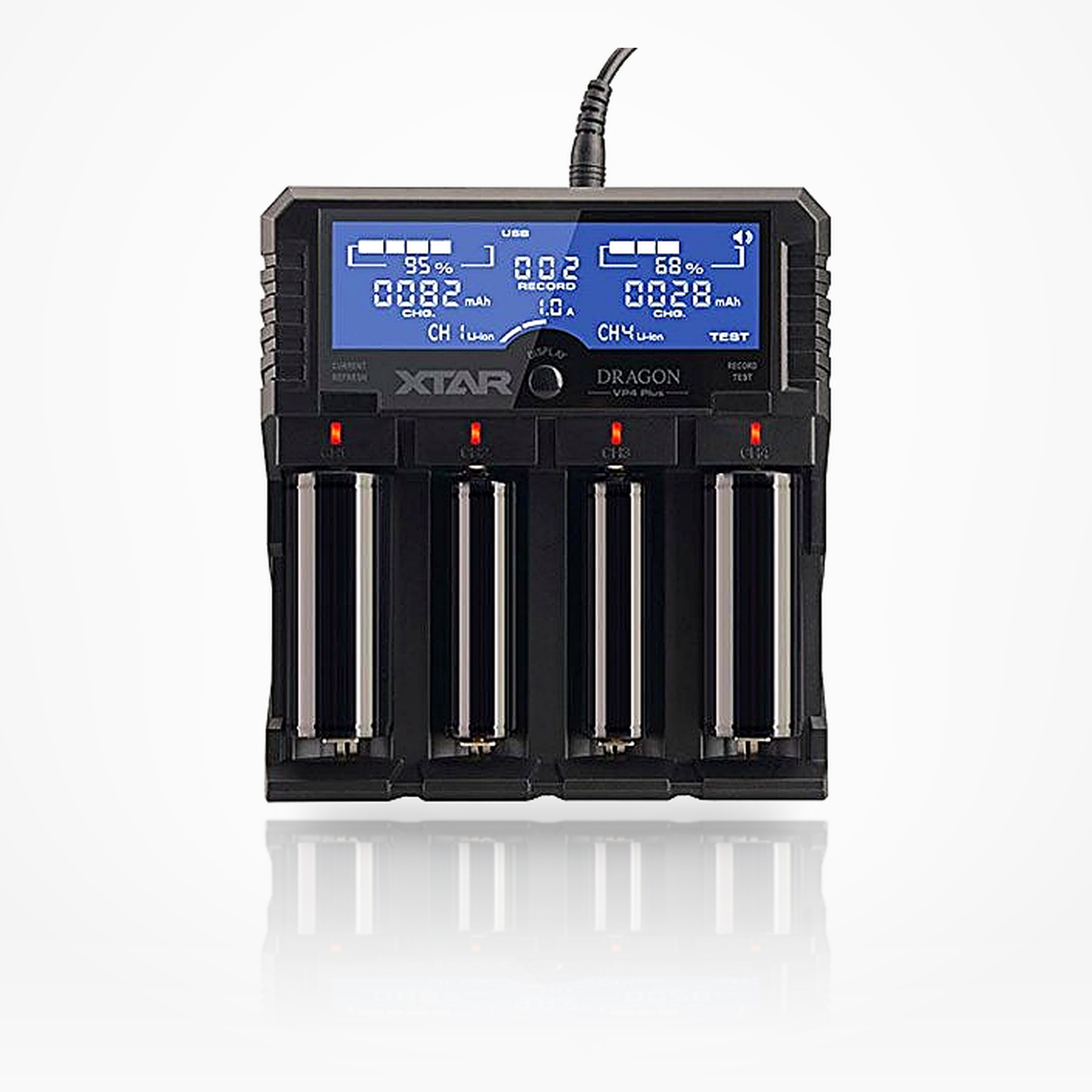 multi-bay vape battery charger 4 Channel - 18650 Battery Chargers