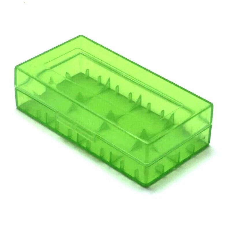 18650 Battery Carrying Case 2x Clear