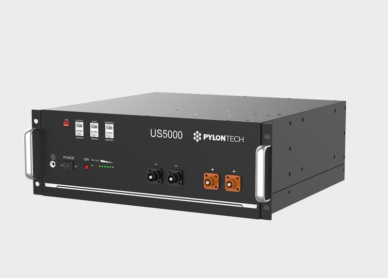 PylonTech US5000 48V 4.84kWh - 48V 100A - LiFePO4 Server Rack Battery