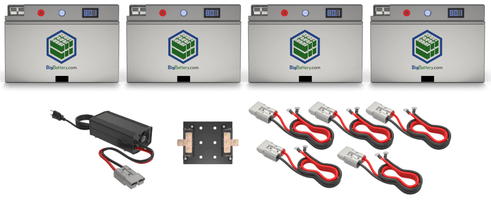 BigBattery 72V 112Ah FALCON - Golf Cart Complete Kit