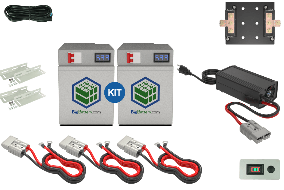 BigBattery 48V 60Ah EAGLE - Golf Cart Complete Kit