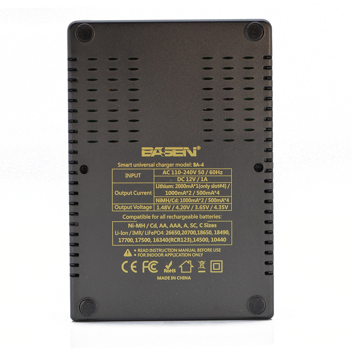 Basen BA-4 Battery Charger - LCD Display