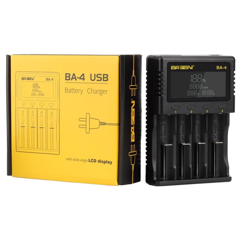 Basen BA-4 Battery Charger - LCD Display