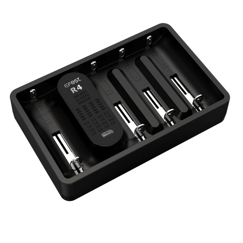 Efest iMate R4 Intelligent QC Battery Charger - Black