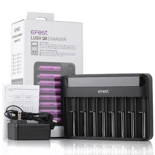 Efest LUSH Q8 8 Bay Battery Charger