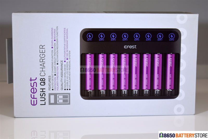 Efest LUSH Q8 8 Bay Battery Charger