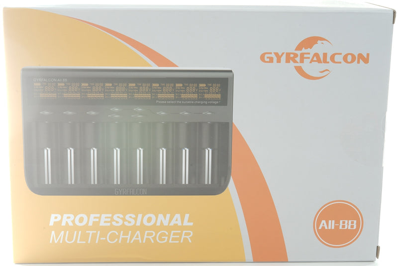 Gyrfalcon All-88 Professional 8 Bay Battery Charger