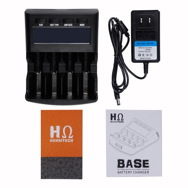 Hohm Tech Base 4 Bay Digital Battery Charger