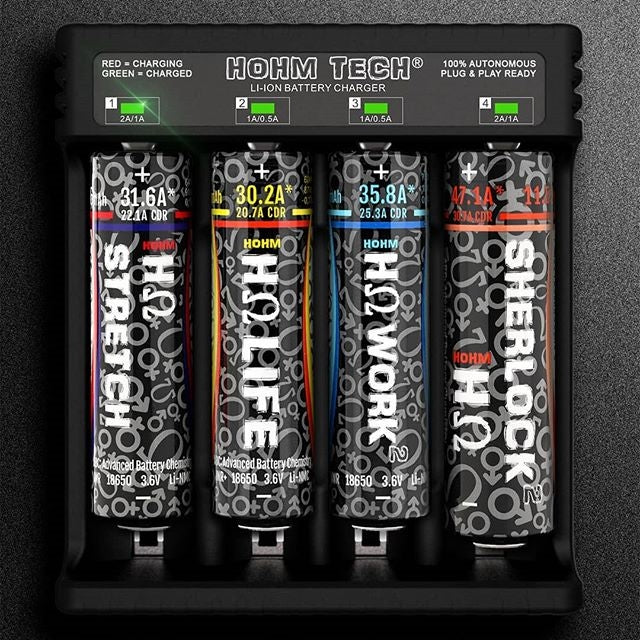 Hohm Tech School 4 Bay Battery Charger