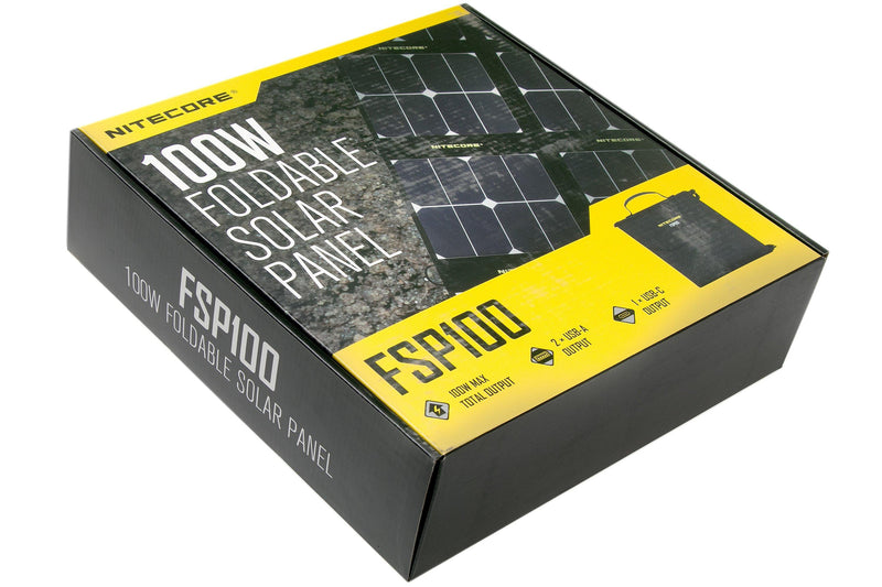 Nitecore FSP100 - 100W Foldable Solar Panel