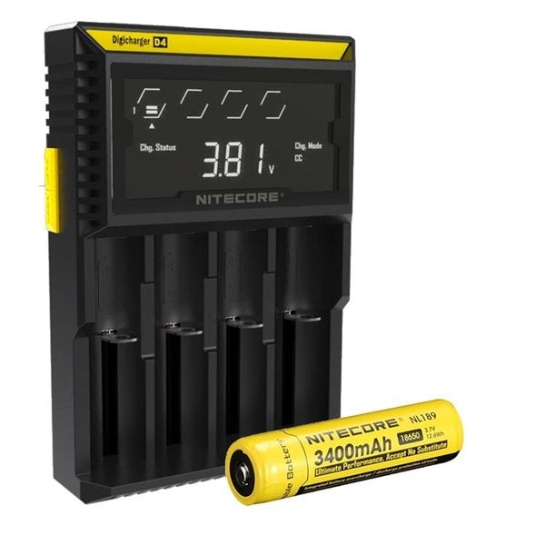 Nitecore D4 - 4 Bay Digital Battery Charger