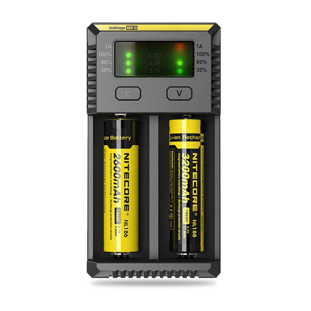 Nitecore i2 18650 Battery Charger - Fast, Intelligent Charging