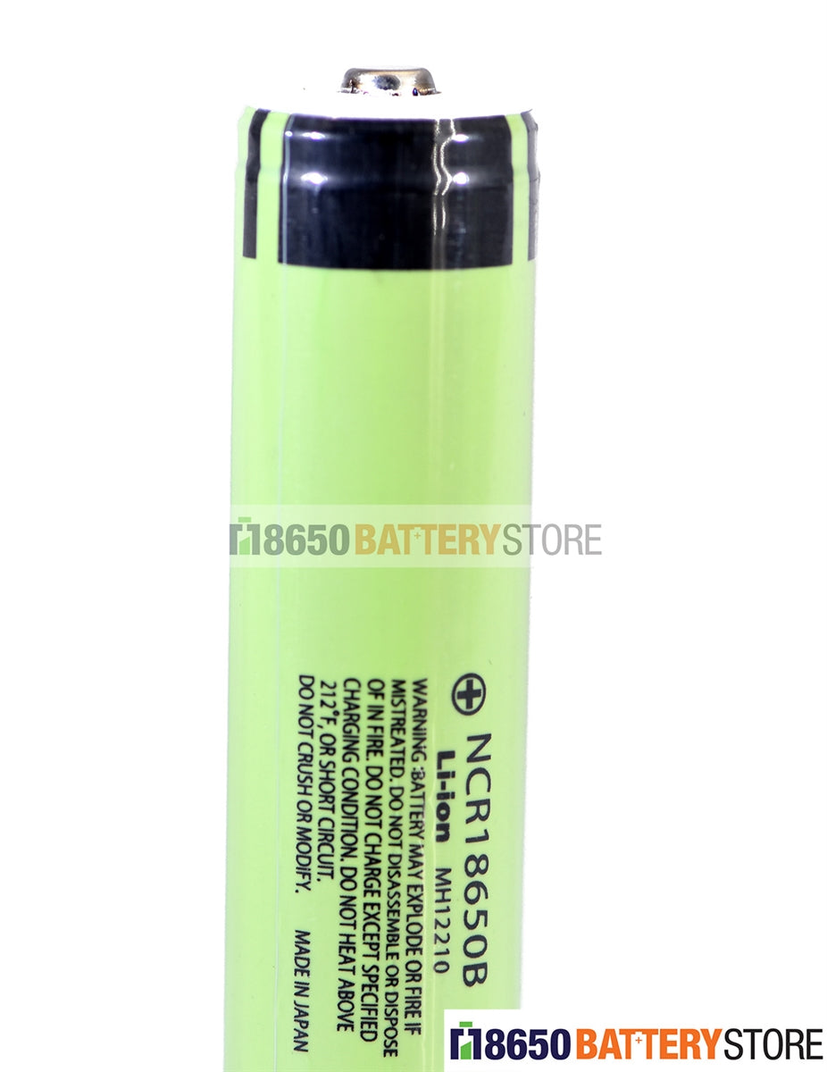 Panasonic NCR 18650B 3400mAh 4.9A - Protected Button Top Battery