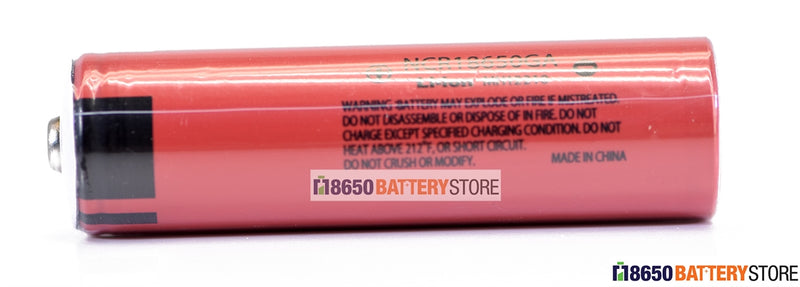 Sanyo NCR18650GA 3500mAh 10A - Button Top Battery