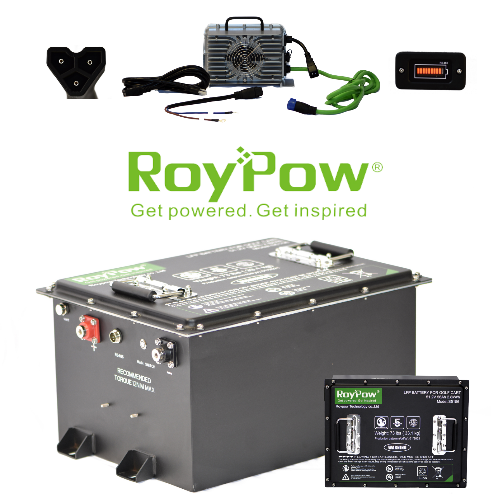 RoyPow 48V 56Ah Lithium Battery (S5156) - Official Dealer