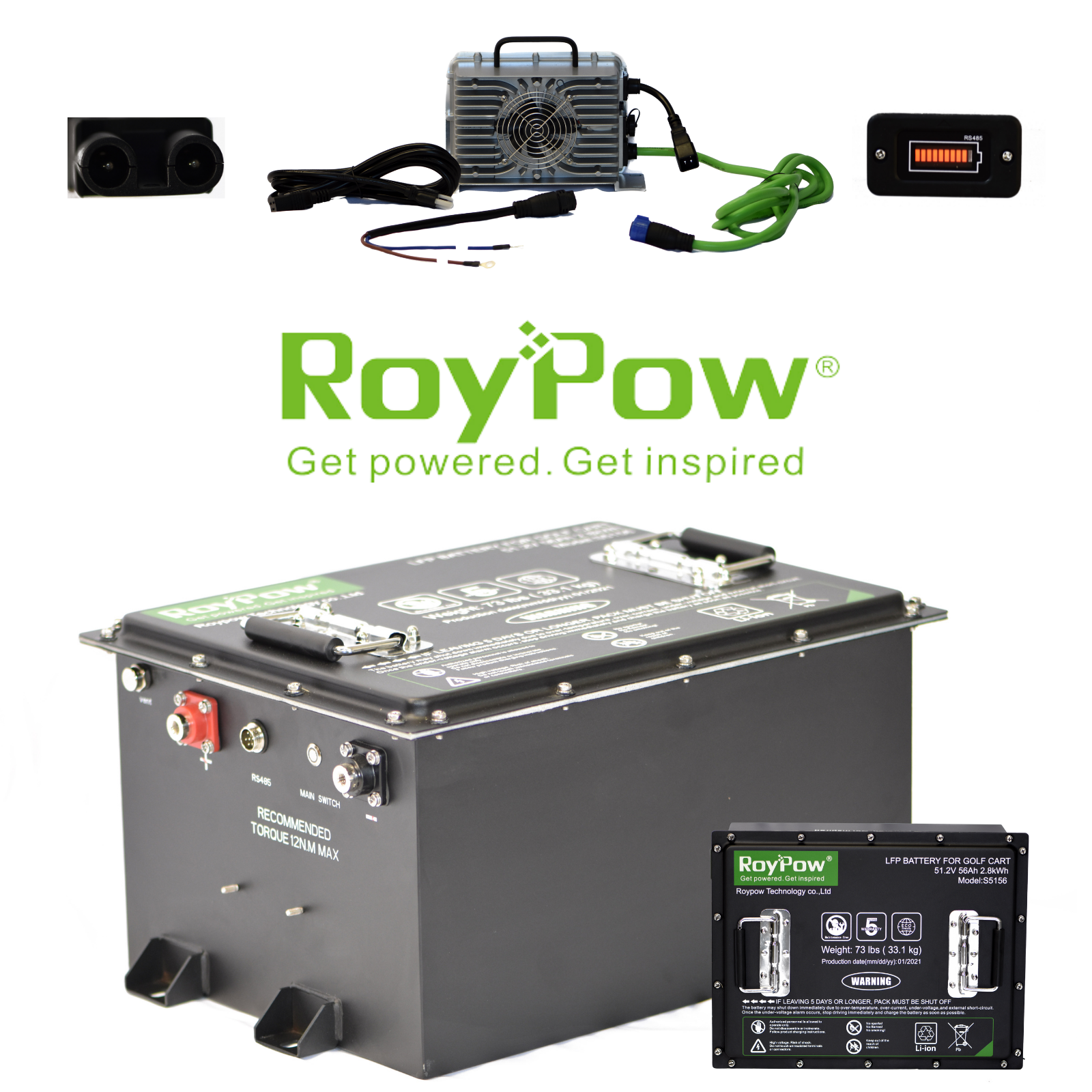 RoyPow 48V 56Ah Lithium Battery (S5156) - Official Dealer