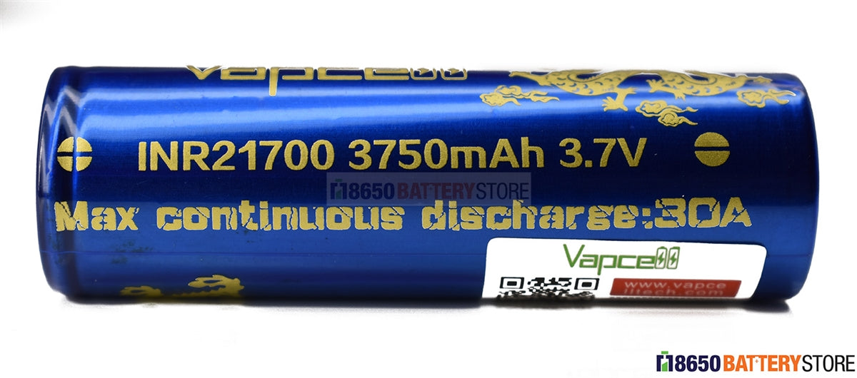 Vapcell 21700 3750mAh 30A Battery