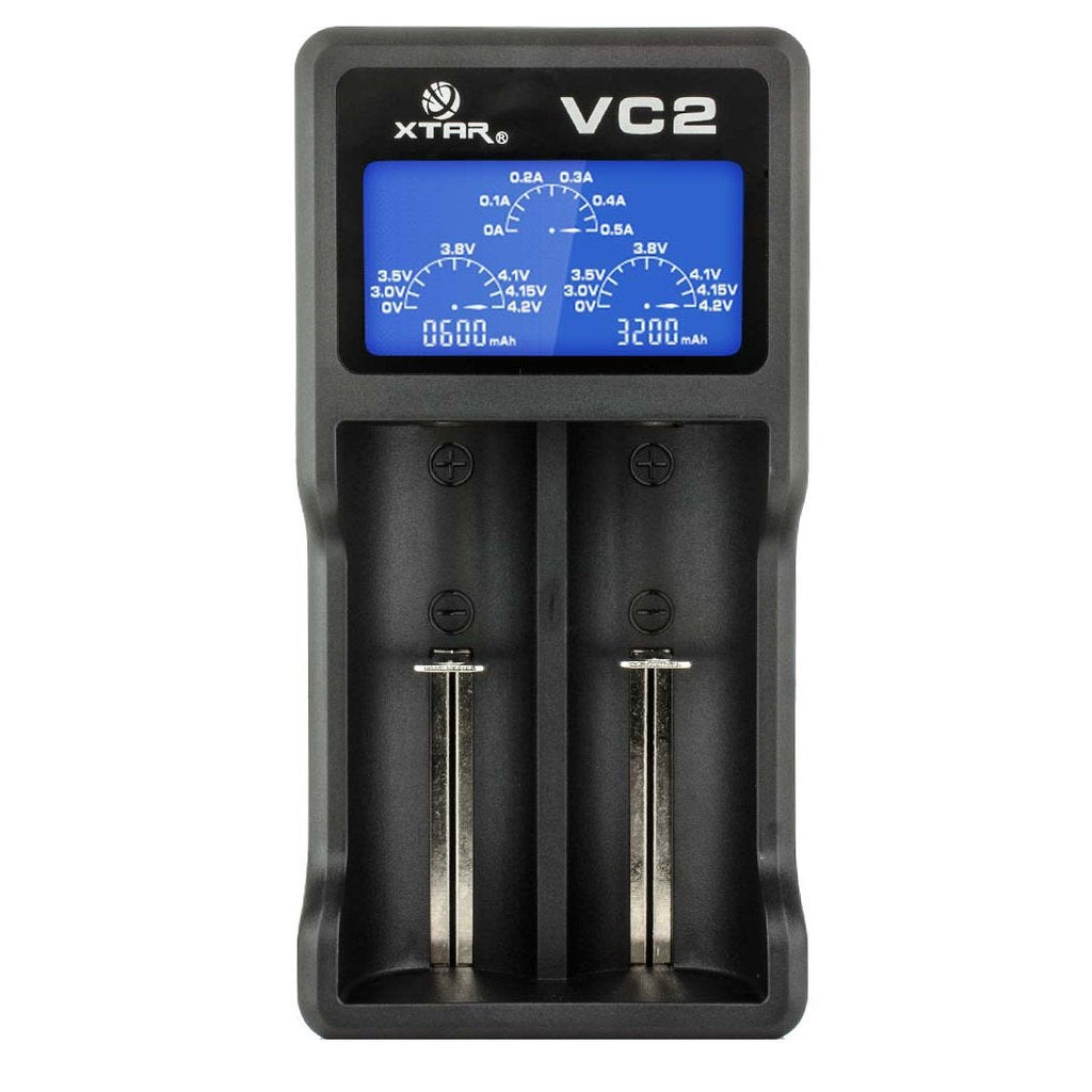 XTAR VC4H 18650 Battery Charger 4 Bays Universal With LCD Display USB For Li-ion 3.7V 16340 18350 20700 21700 26650 1.2V NI-MH NI-CD AAA AA - Foto 7