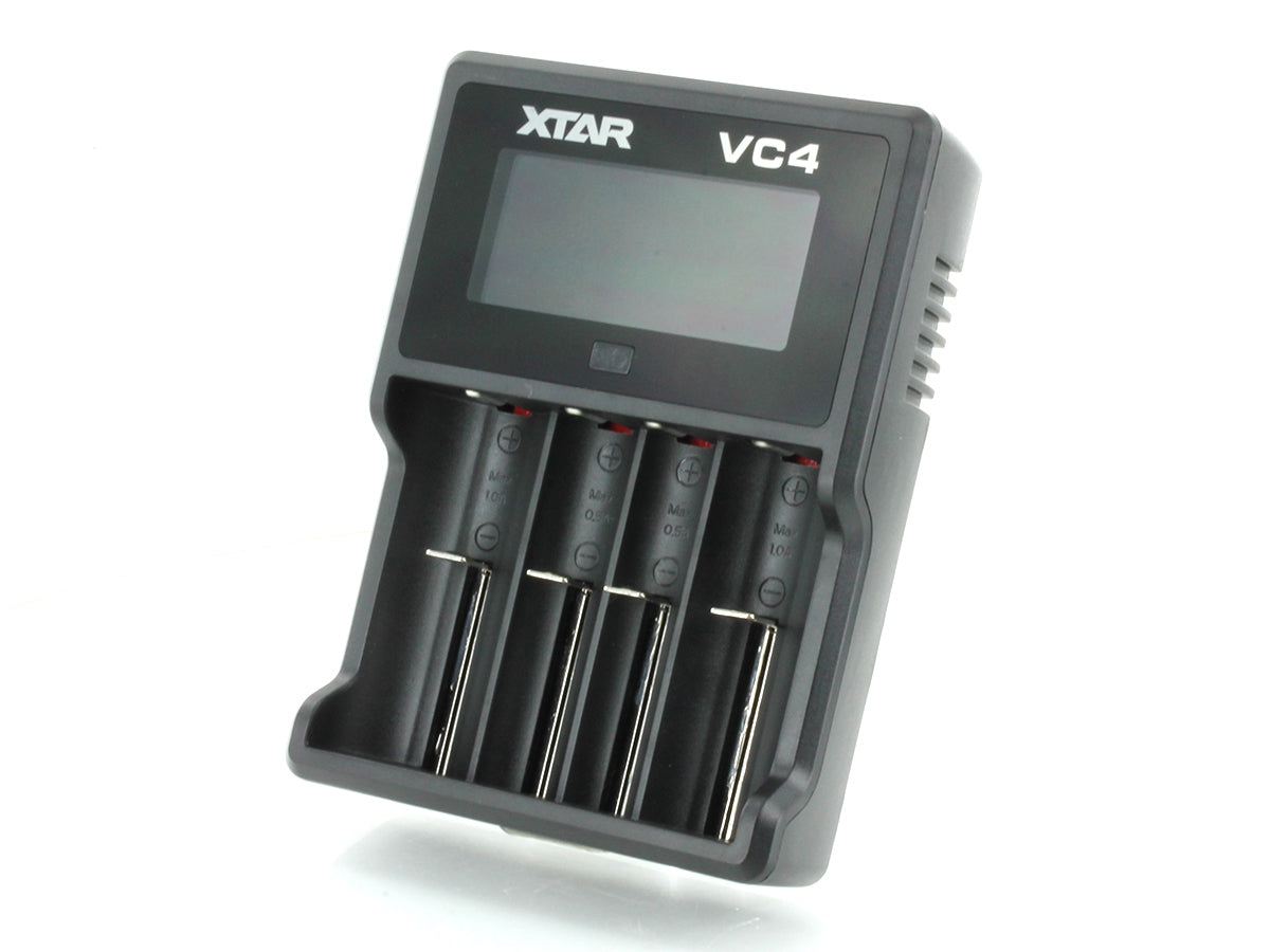 XTAR VC4 4 Bay Digital LCD Battery Charger