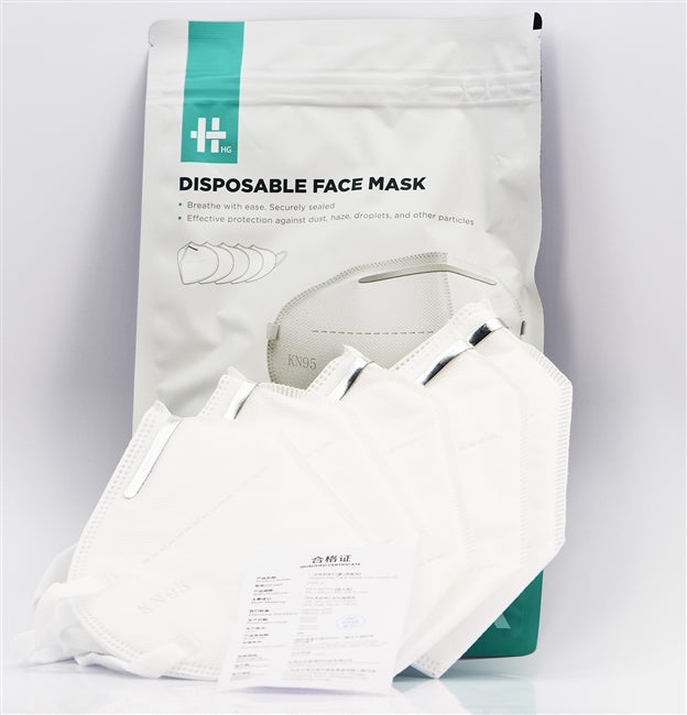 KN95 Face Mask - Protective Respirator (10 Pack)