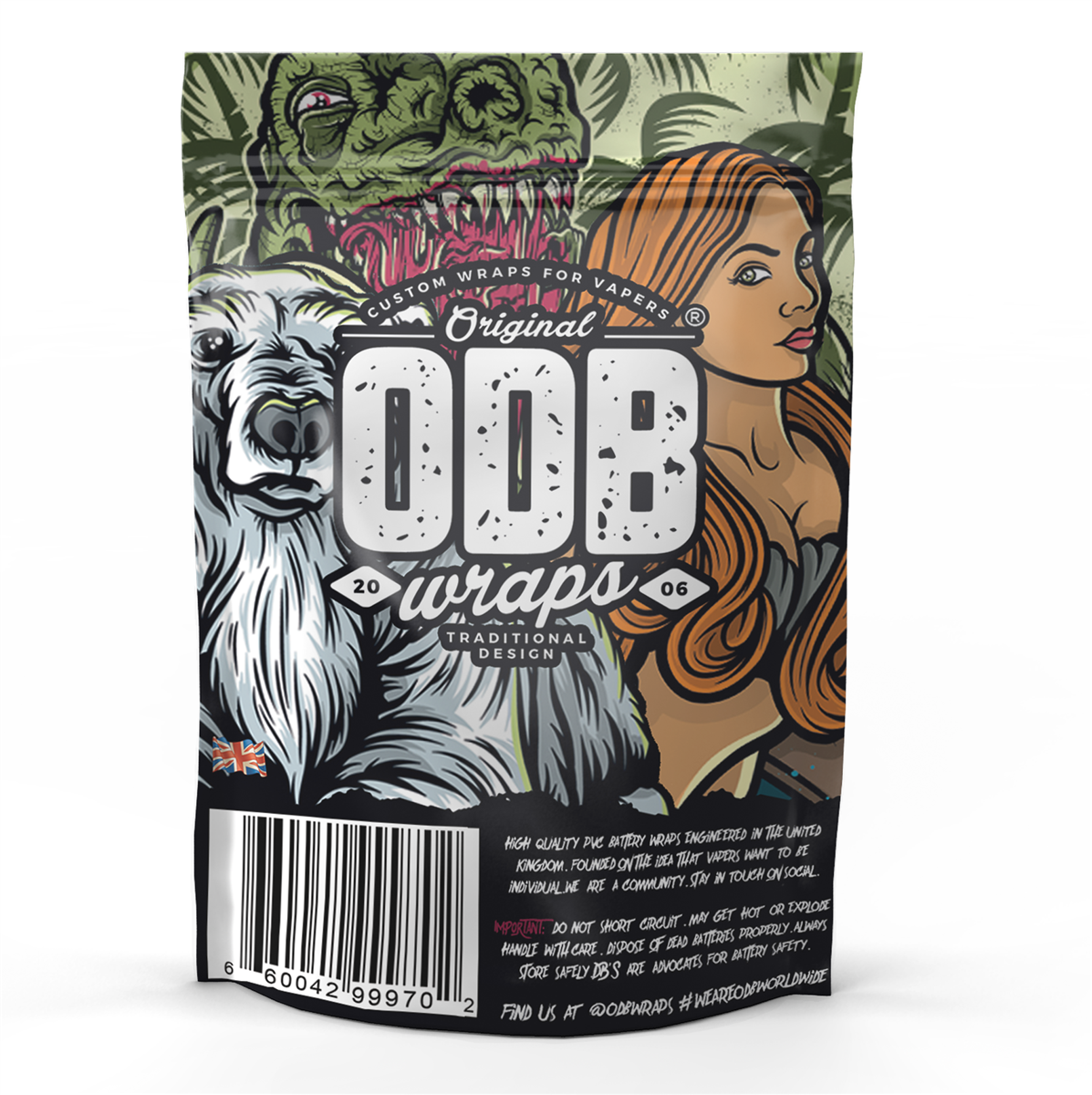 ODB Zombie Wraps (20700) - Pack of 4