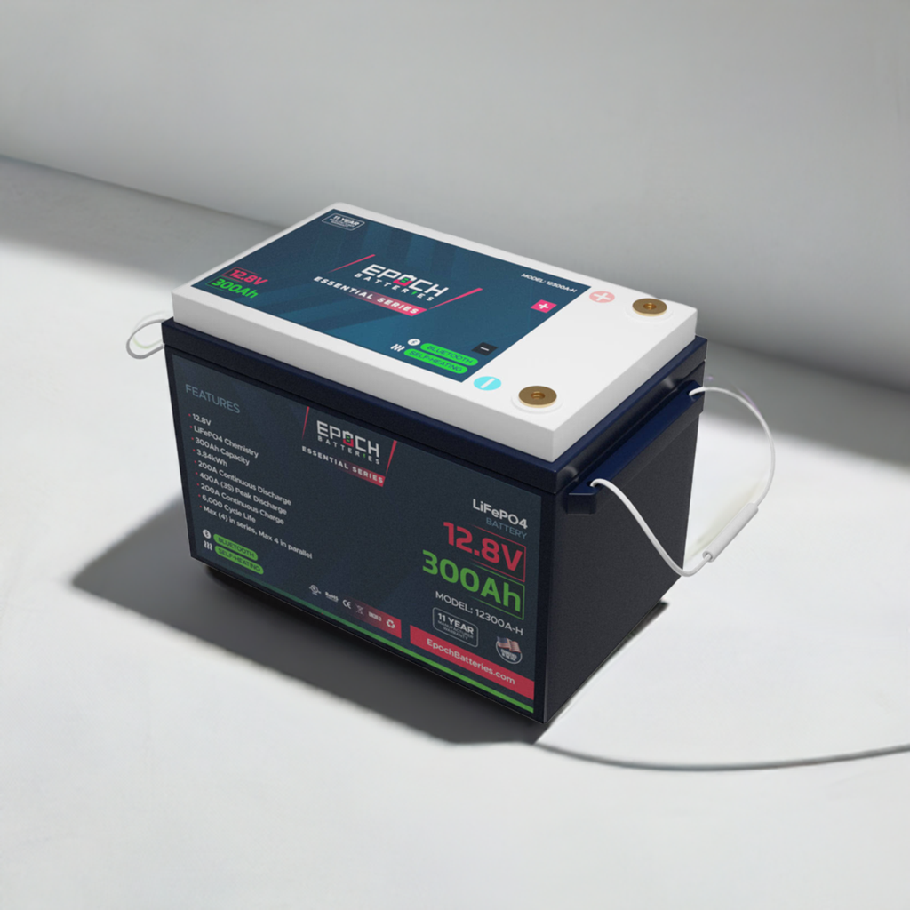 12V 300Ah Essential Series - Bluetooth & Heated LiFePO4 Battery