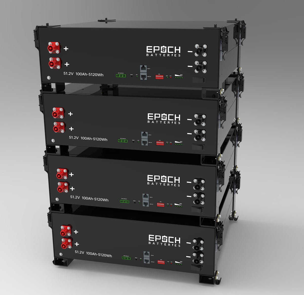 48V 100Ah (5.12kWh) - Self-Heating Server Rack Lithium Battery
