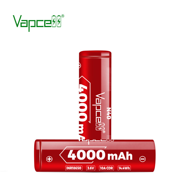 Vapcell N40 18650 4000mAh 10A Battery