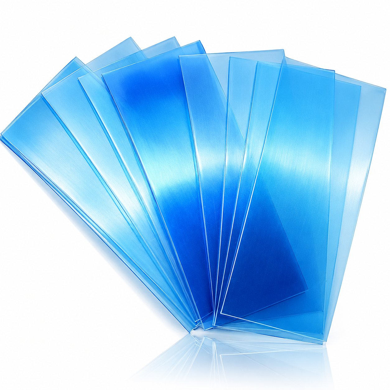 Translucent Blue 18650 Battery Wraps