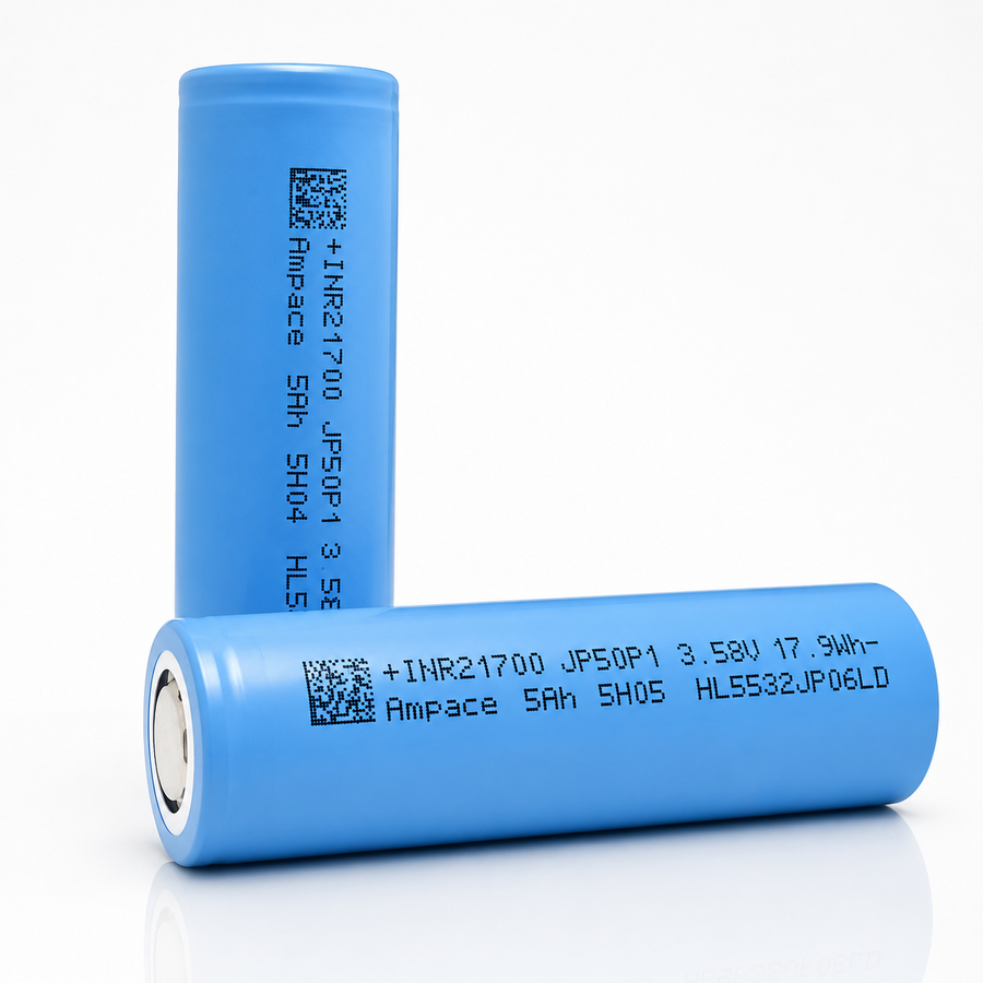 Ampace JP50 21700 5000mAh 60A high-output lithium-ion cell