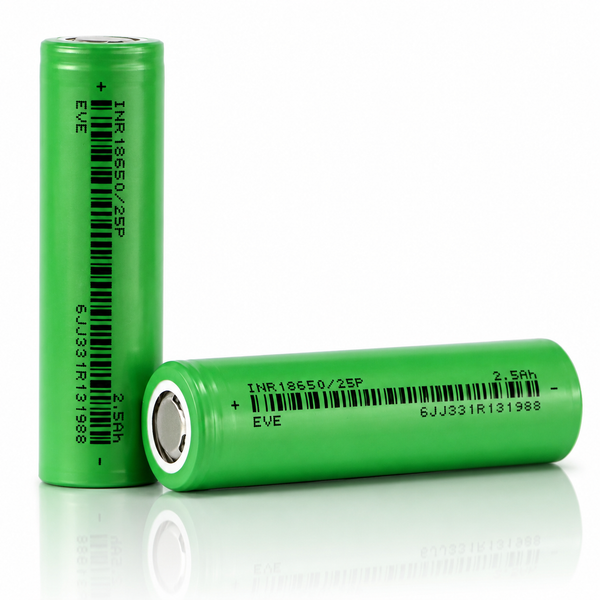 EVE 25P 18650 Battery - 2500mAh 30A | 18650BatteryStore