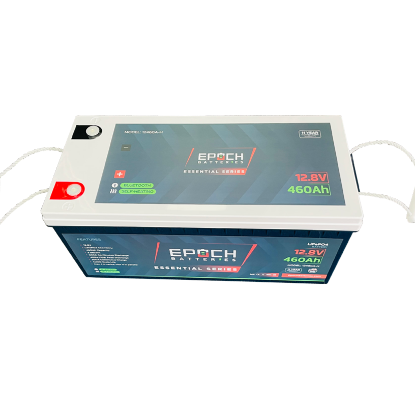 12V 460Ah Essential Series - Bluetooth & Heated LiFePO4 Battery