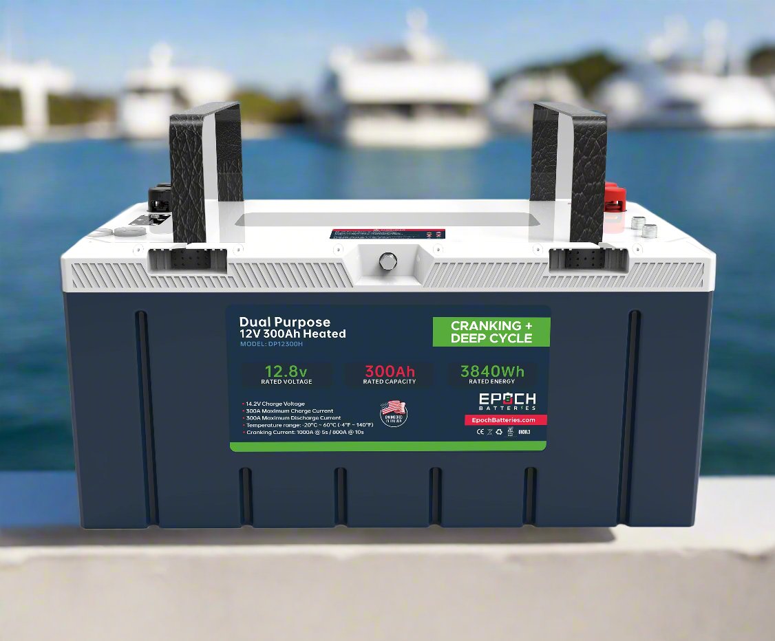 12V 300Ah Pro Series - LiFePO4 Cranking & Deep Cycle Lithium Battery (Dual Purpose)