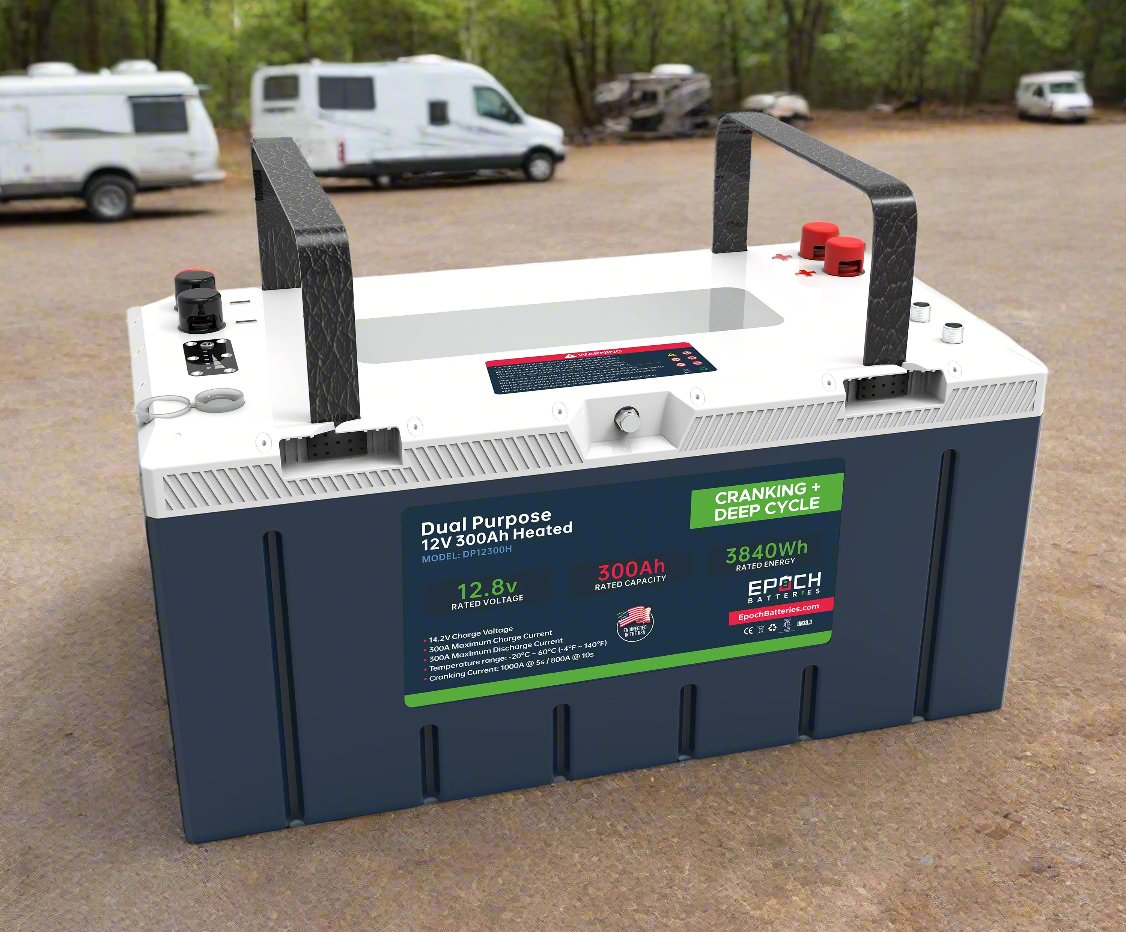 12V 300Ah Pro Series - LiFePO4 Cranking & Deep Cycle Lithium Battery (Dual Purpose)