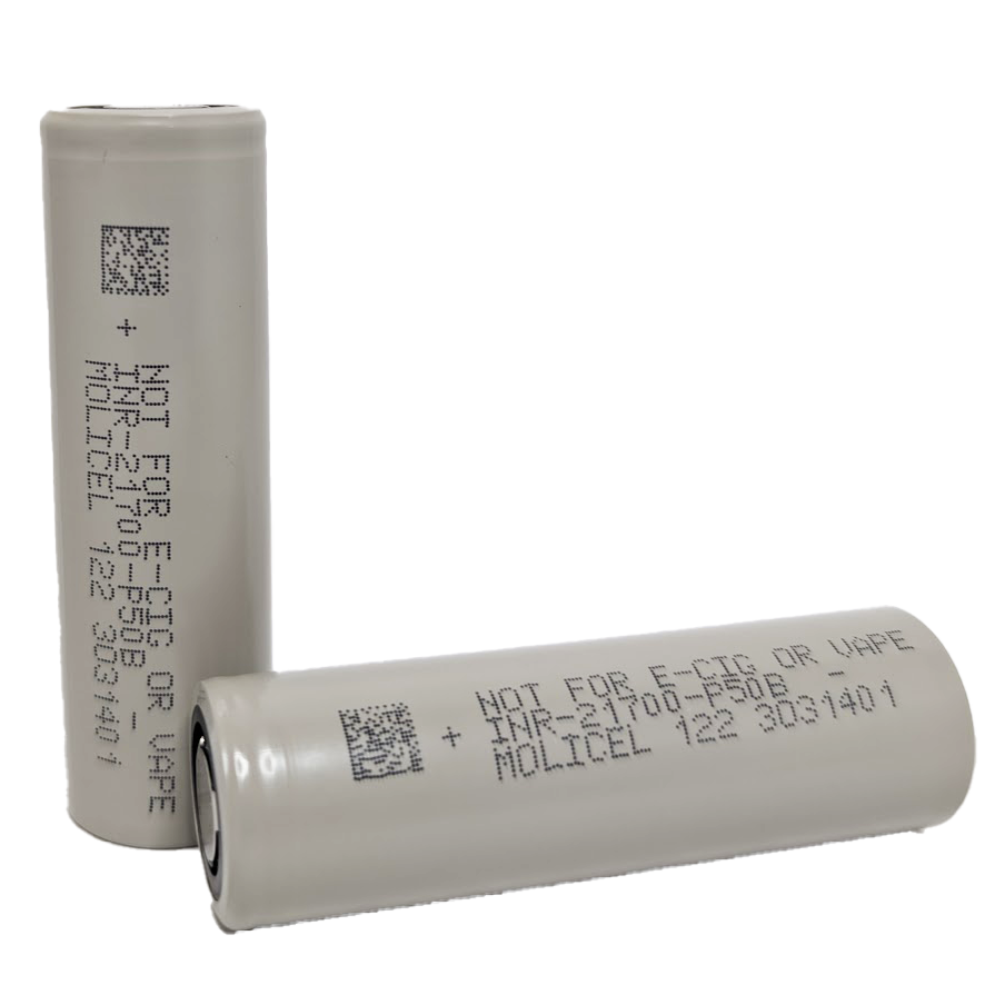 Molicel 21700 P50B 5000mAh 60A Battery Molicel 21700 P50B 5000mAh 60A Battery