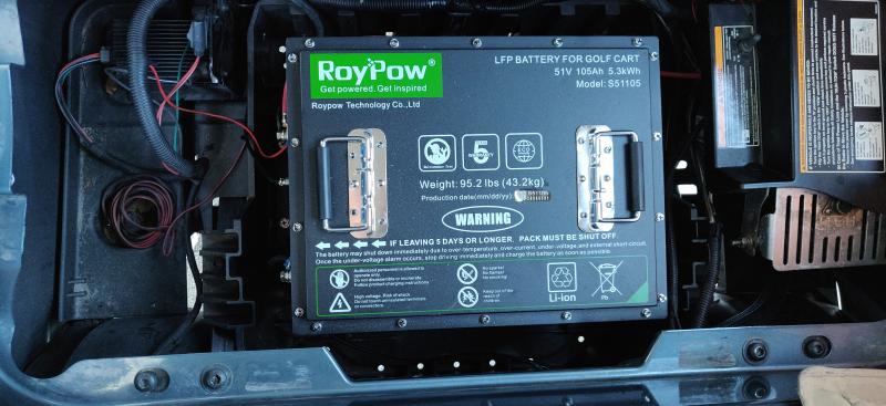 Roypow Lithium Golf Cart Batteries
