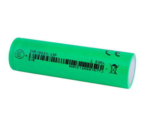 EVE 25P 18650 2500mAh 20A Battery