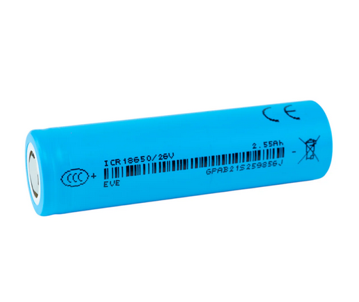 EVE 26V 18650 2550mAh 7.5A Battery