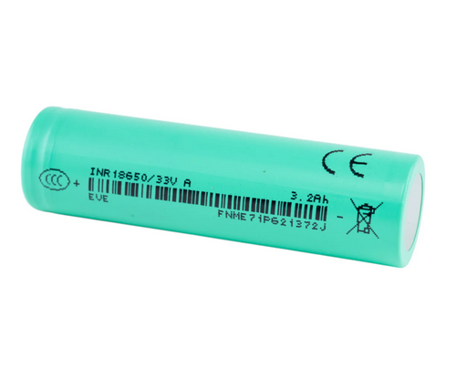 EVE 33V 18650 3200mAh 10A Battery