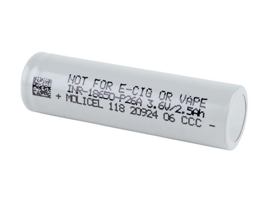 Molicel P26A 18650 2600mAh 35A Battery