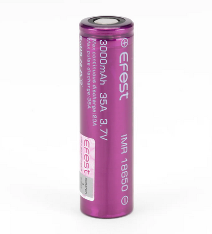 Efest 18650 3000mAh 20A IMR Battery