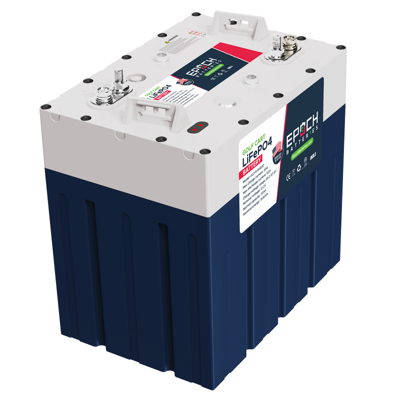 48V 180Ah 600A GC2 - Golf Cart LiFePO4 Lithium Battery Kit - Epoch Batteries