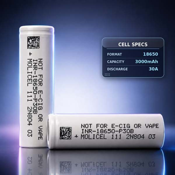 Molicel P50B 21700 Battery - 5000mAh 50A | 18650BatteryStore